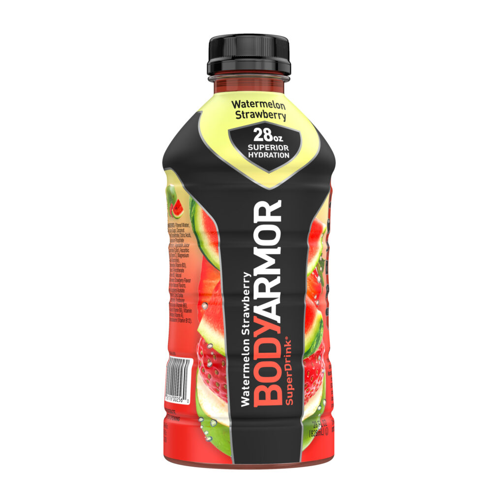 BODYARMOR Watermelon Strawberry Bottles, 28 fl oz, 12 Pack American