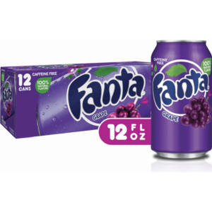 Fanta Grape Soda Fridge Pack Cans, 12 fl oz, 12 Pack, 2 Sets – American ...